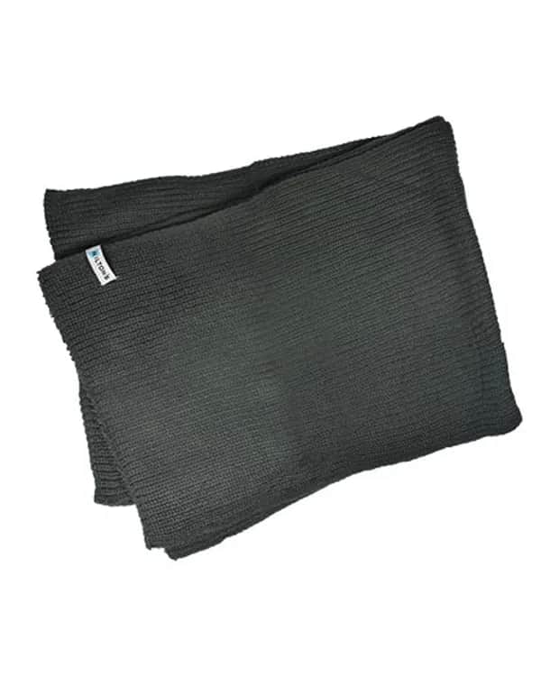 Knitted Scarf - Dark Grey