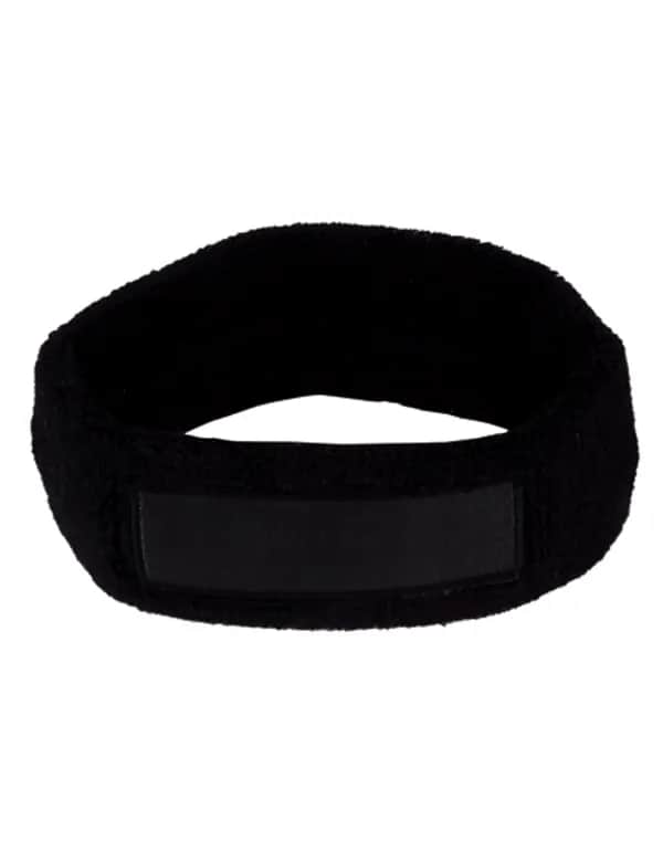 Kopfschweißband mit Label - Black