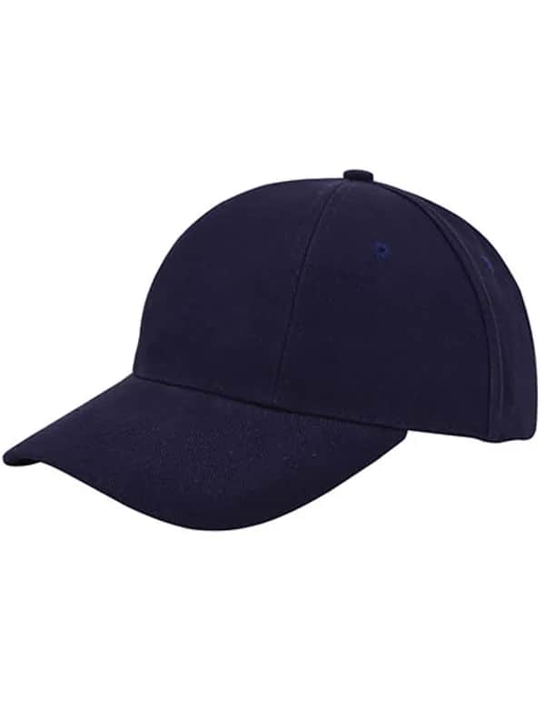 Baumwoll-Cap Low Profile/Brushed - Navy