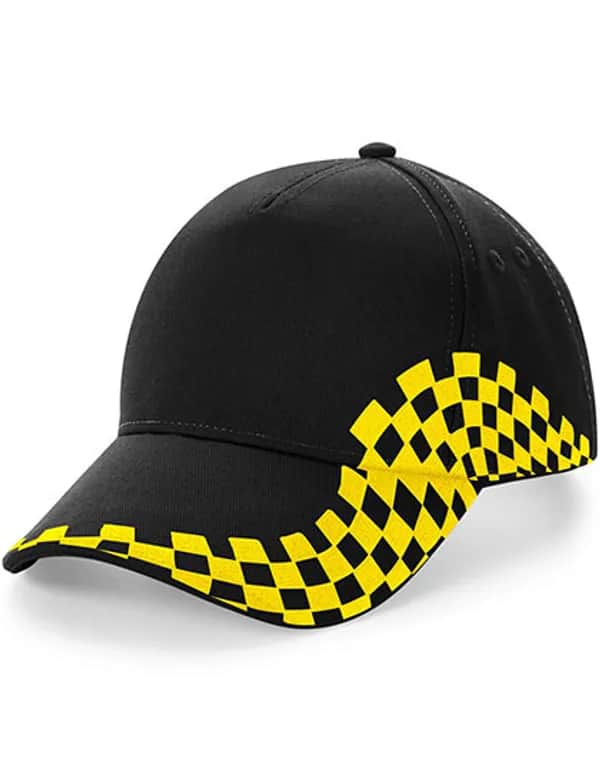 Grand Prix Cap - Black/Yellow