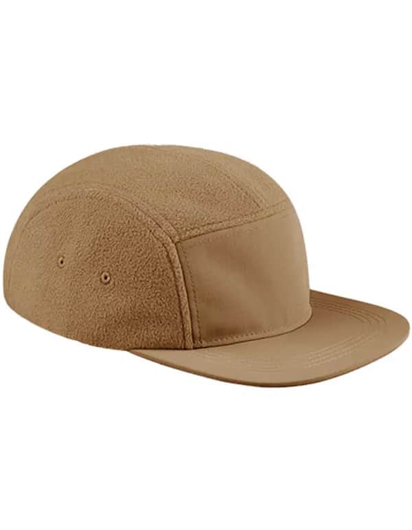 Recycled Fleece Outdoor Camper Cap - Biscuit
