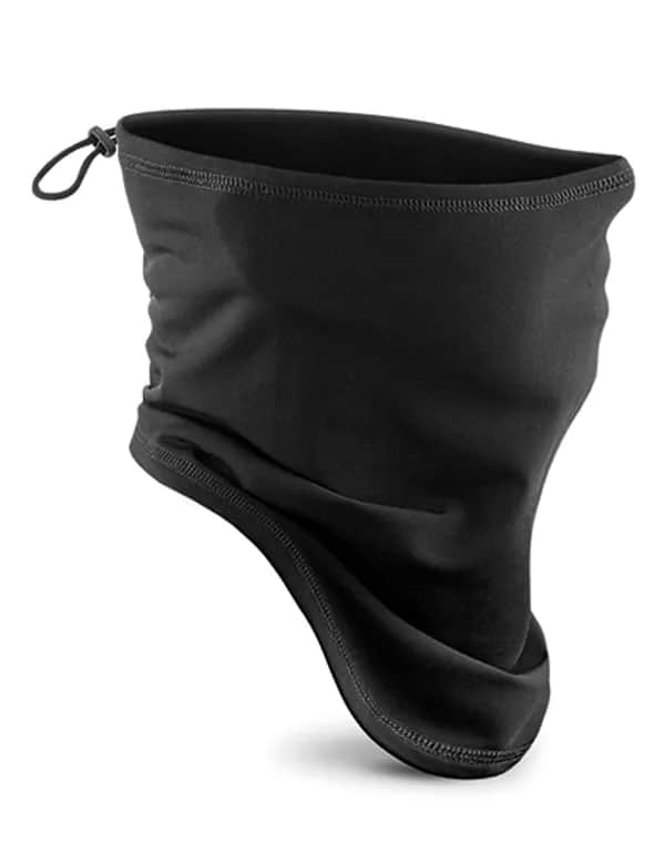Softshell Sports Tech Neck Warmer - Black