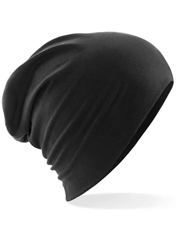 Hemsedal Cotton Slouch Beanie - Black