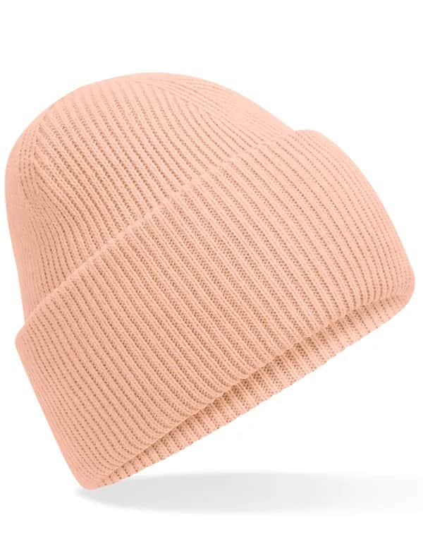 Classic Engineered Deep Cuffed Beanie - Peach