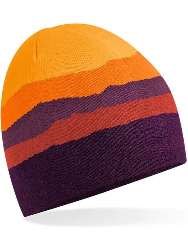 Mountain Peaks Pull-On Beanie - Desert Peaks