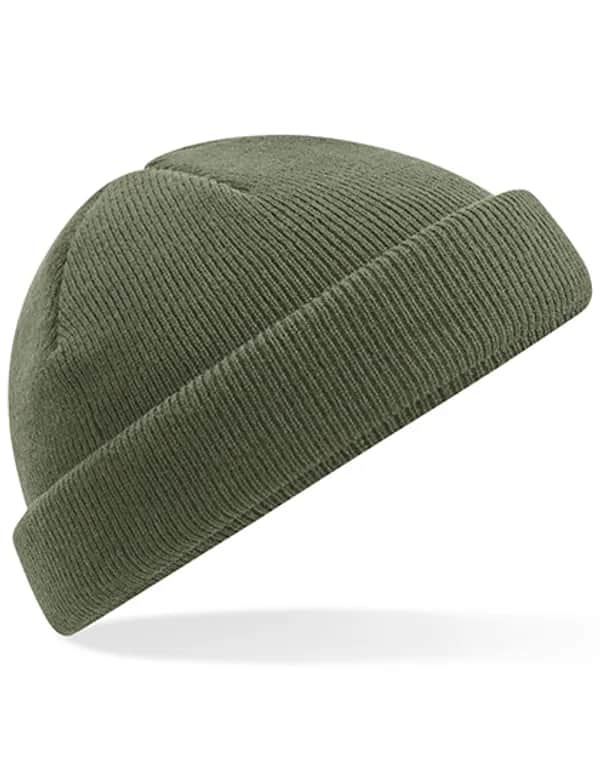 Recycled Mini Fisherman Beanie - Olive Green