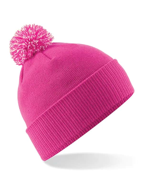 Snowstar® Beanie - Fuchsia/Off White