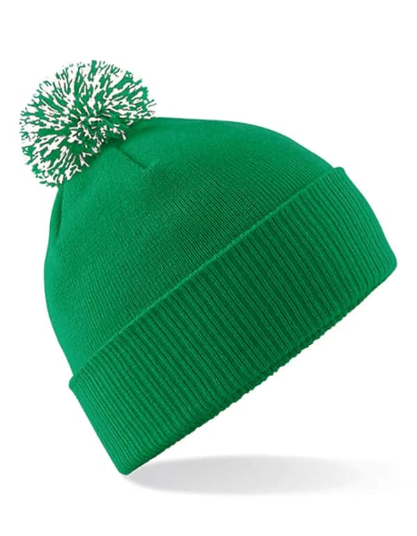 Snowstar® Beanie - Kelly Green/White