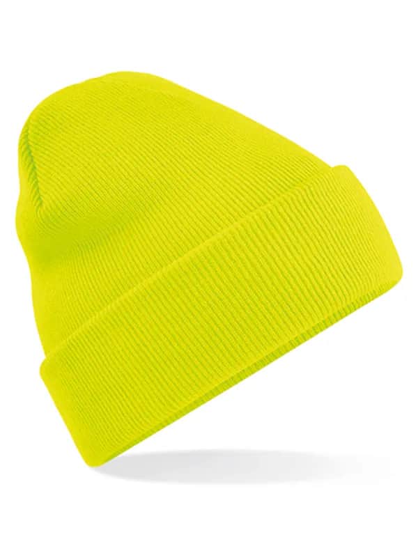 Original Cuffed Beanie - Fluorescent Yellow