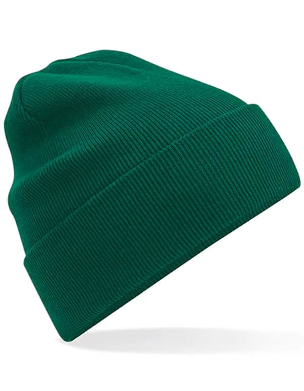 Organic Cotton Original Cuffed Beanie - Bottle Green