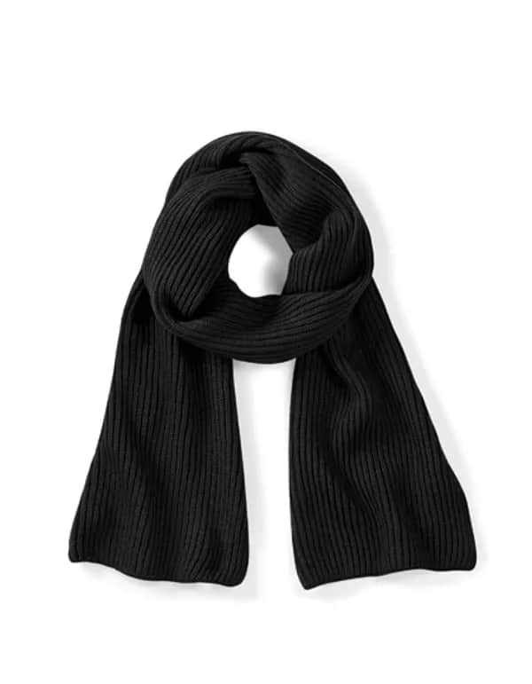 Metro Knitted Scarf - Black