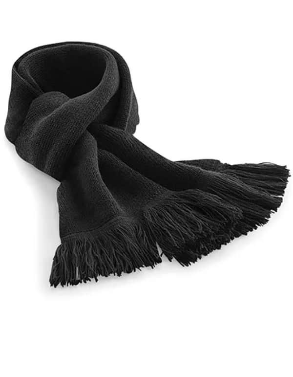 Classic Knitted Scarf - Black