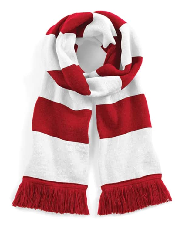 Stadium Scarf - Classic Red/White