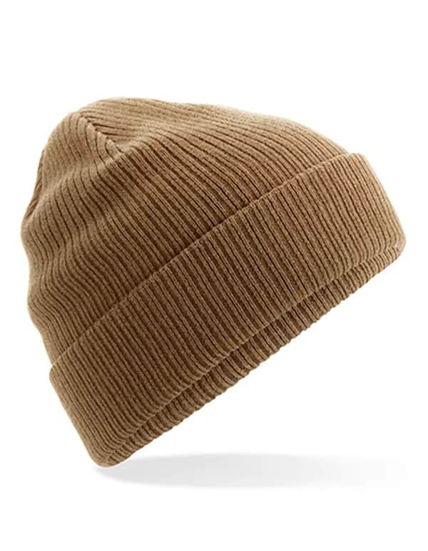 Organic Cotton Beanie - Biscuit