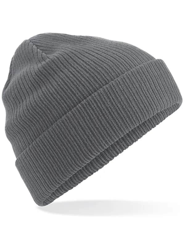 Organic Cotton Beanie - Graphite Grey