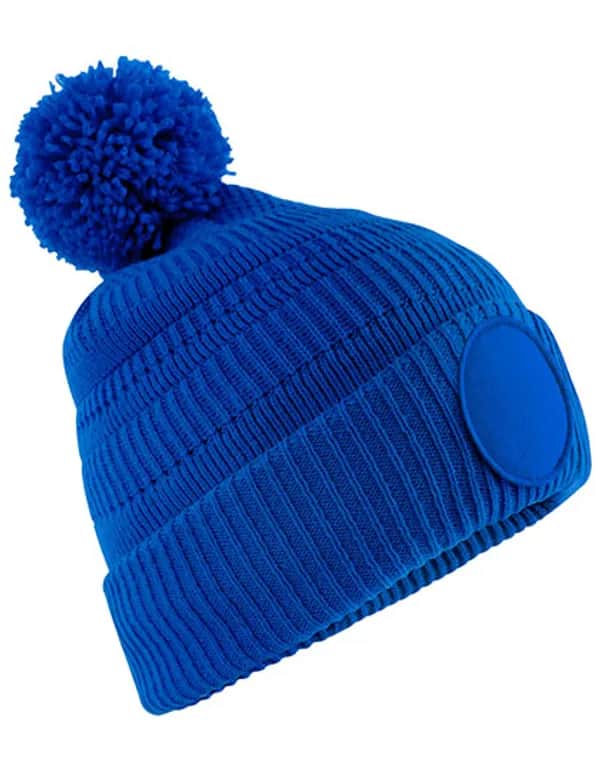Fan Patch Beanie - Bright Royal