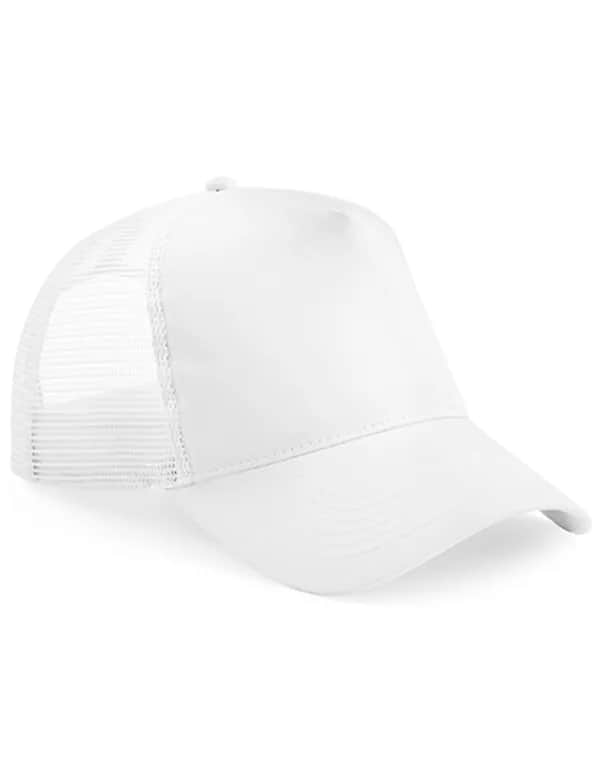 Junior Snapback Trucker - White/White