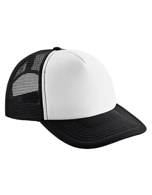 Junior Vintage Snapback Trucker - Black/White