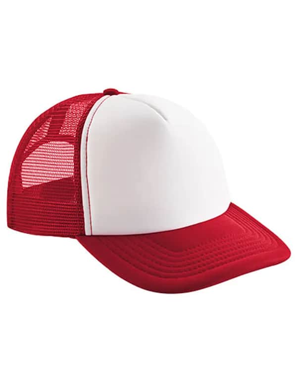 Junior Vintage Snapback Trucker - Classic Red/White
