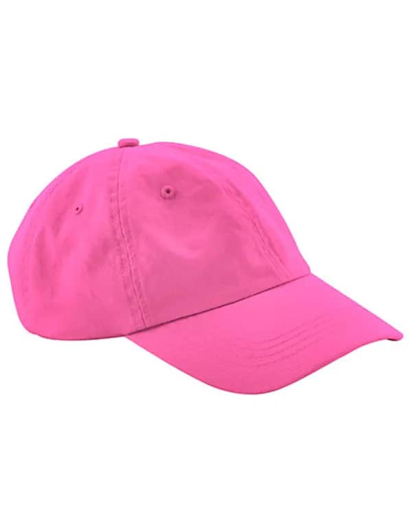 Junior Low Profile 6 Panel Dad Cap - True Pink