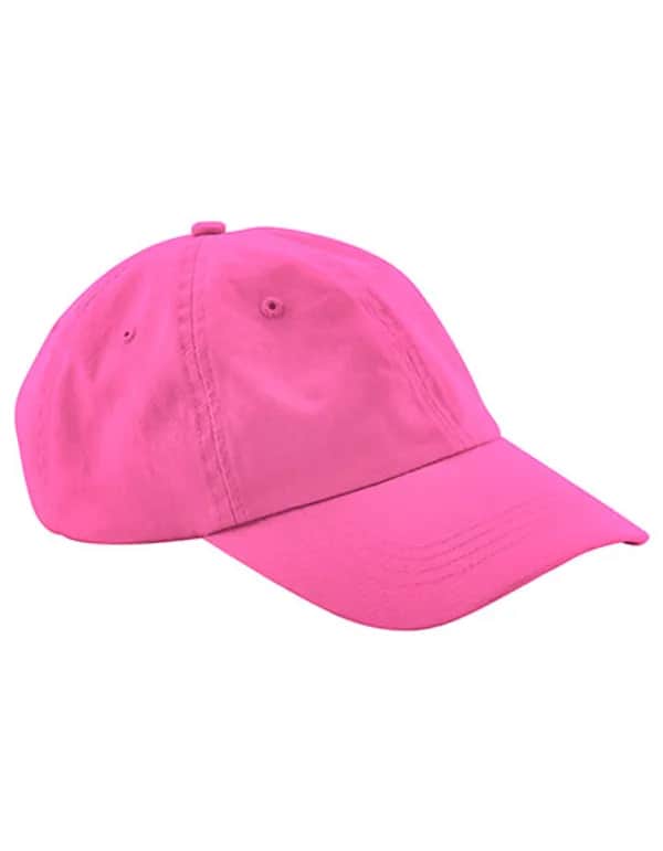 Low Profile 6 Panel Dad Cap - True Pink