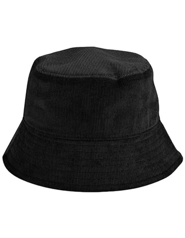 EarthAware® Organic Cord Bucket Hat - Black