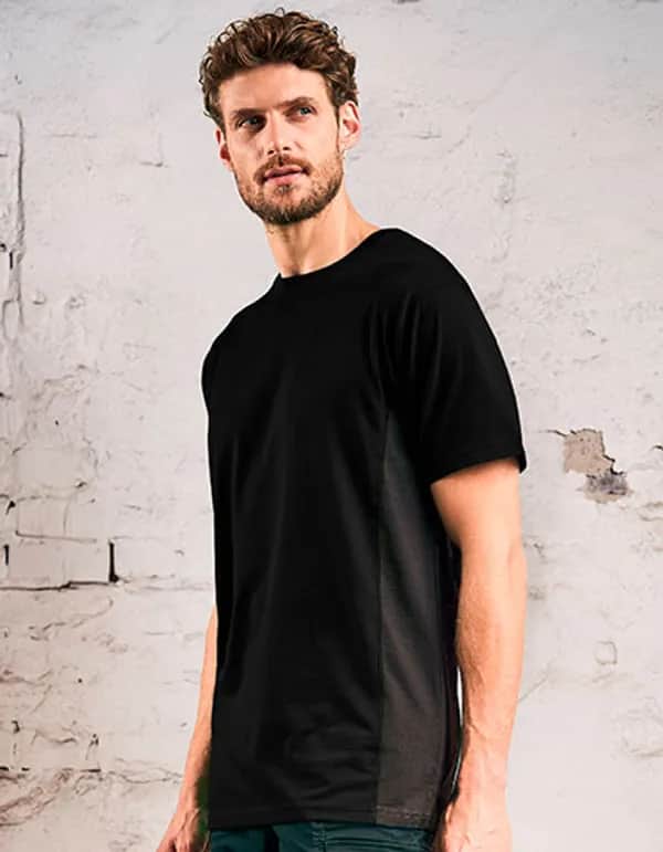 Unisex Contrast-T - Black/Charcoal (Solid)