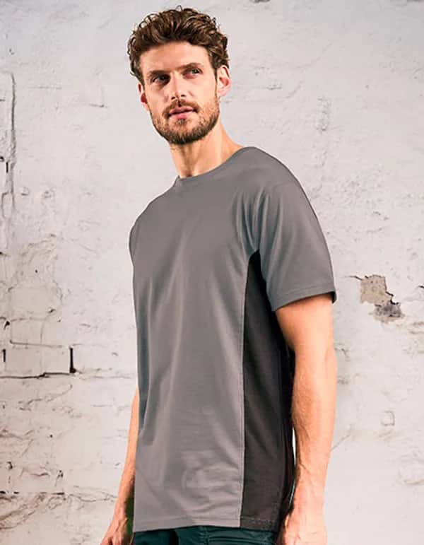 Unisex Contrast-T - Steel Grey/Charcoal (Solid)