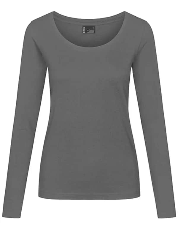 Women´s T-Shirt Long Sleeve - Steel Grey