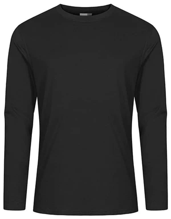 Men´s T-Shirt Long Sleeve - Charcoal (Solid)