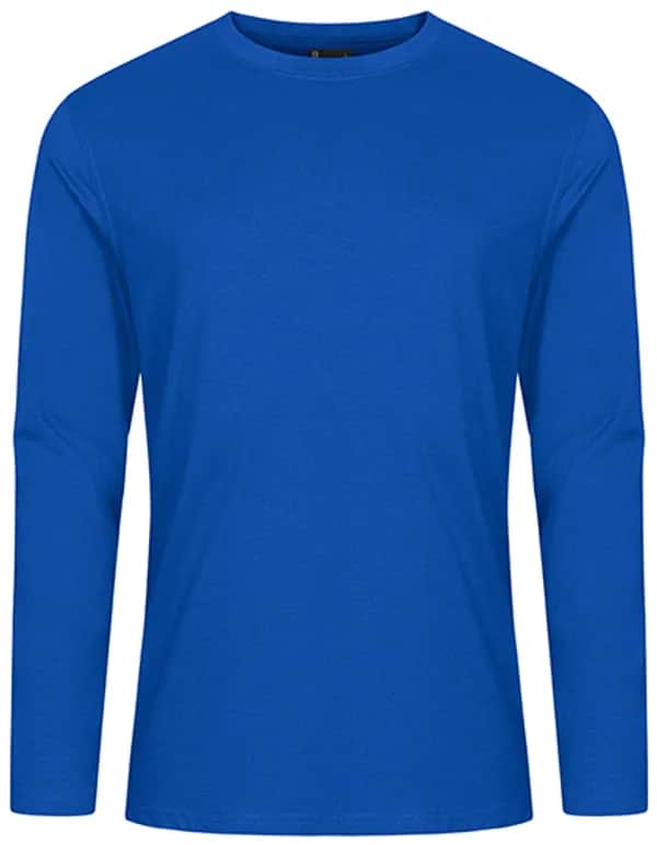 Men´s T-Shirt Long Sleeve - Cobalt Blue