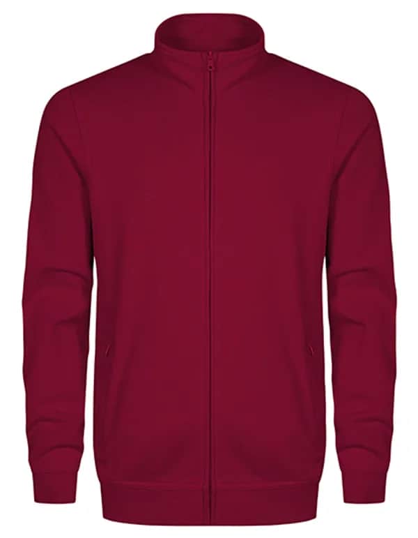 Men´s Sweatjacket - Granat