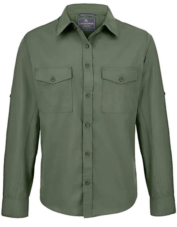 Expert Kiwi Long Sleeved Shirt - Dark Cedar Green