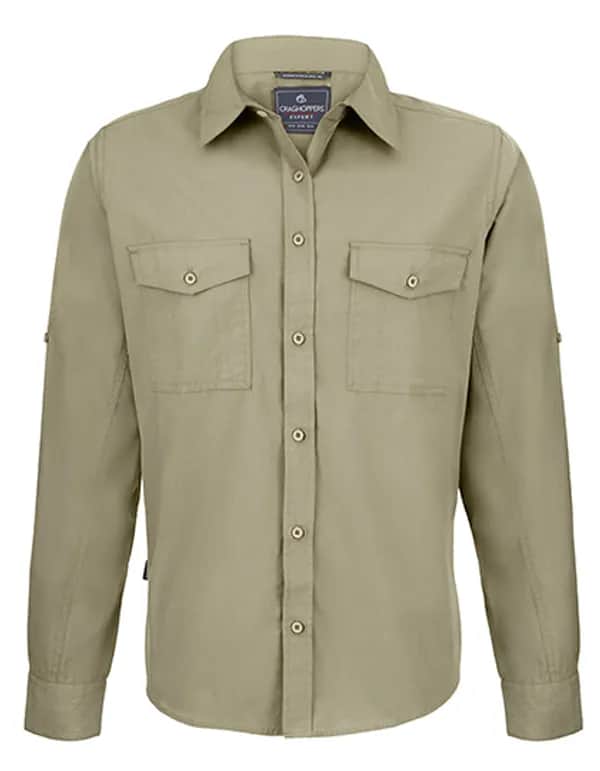 Expert Kiwi Long Sleeved Shirt - Pebble