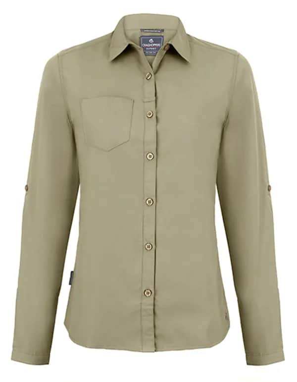 Expert Womens Kiwi Long Sleeved Shirt - Pebble