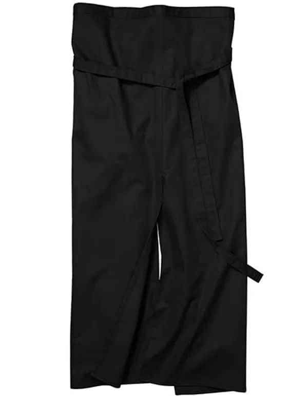 Slit Apron Milano 100 x 100 cm - Black