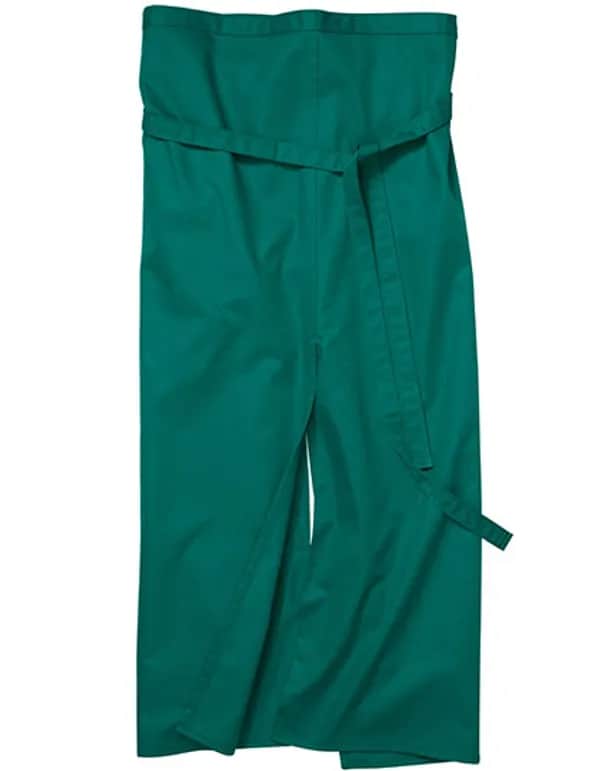 Slit Apron Milano 100 x 100 cm - Bottle Green