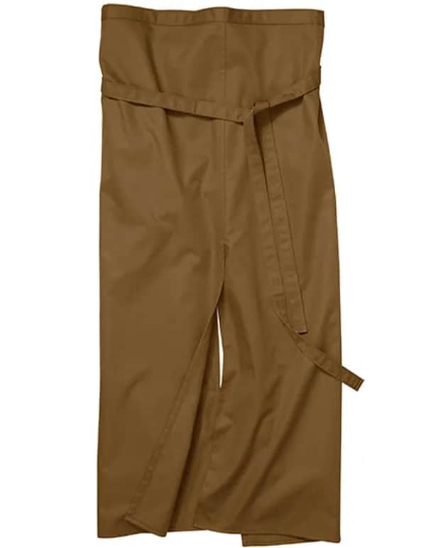 Slit Apron Milano 100 x 100 cm - Caramel