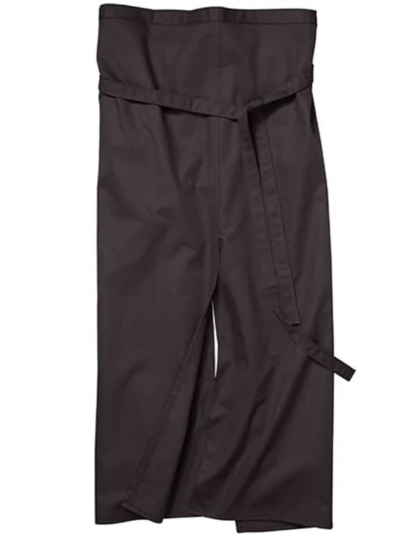 Slit Apron Milano 100 x 100 cm - Chocolate