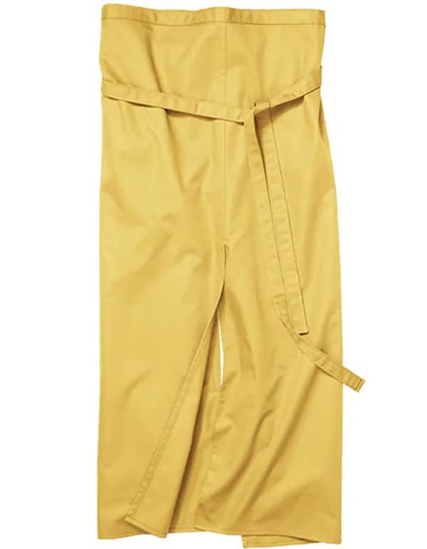 Slit Apron Milano 100 x 100 cm - Curry