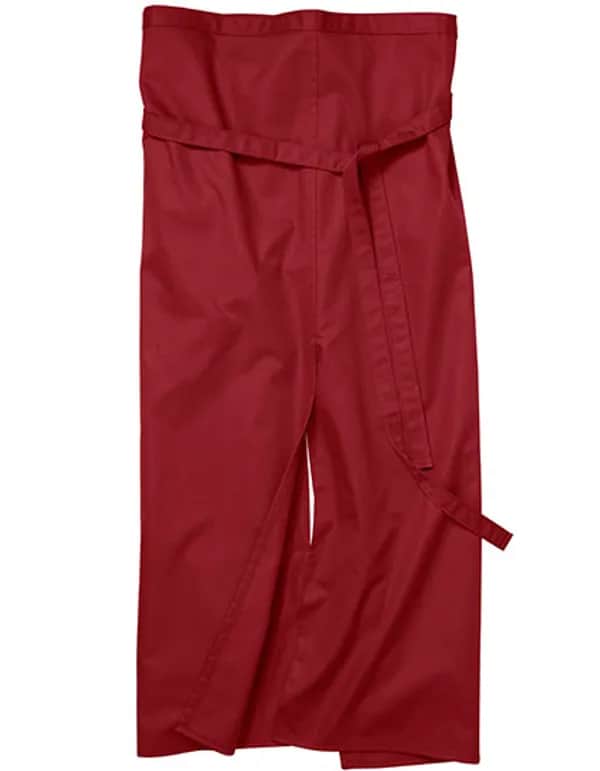 Slit Apron Milano 100 x 100 cm - Regency Red