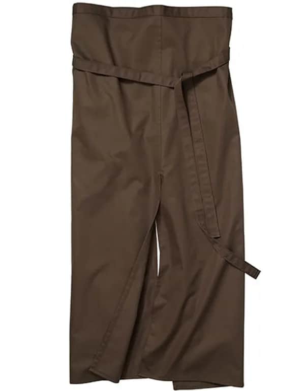 Slit Apron Milano 100 x 100 cm - Toffee
