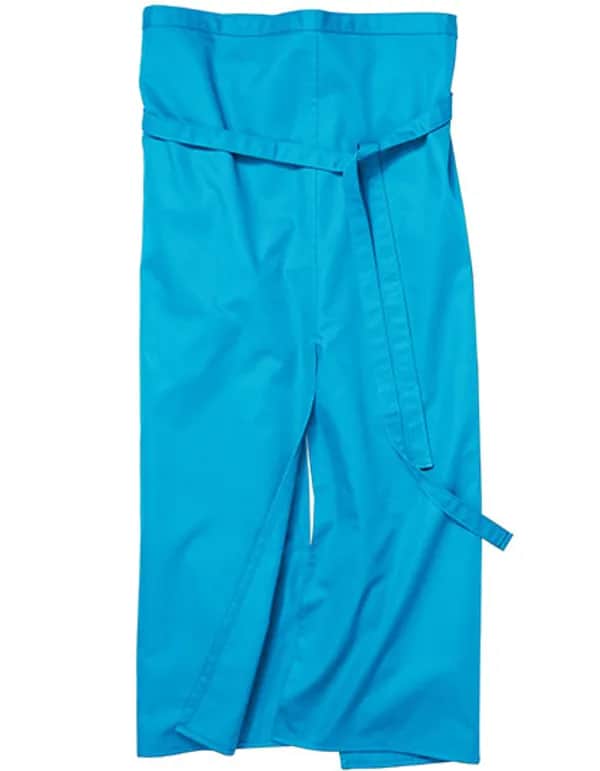 Slit Apron Milano 100 x 100 cm - Turquoise