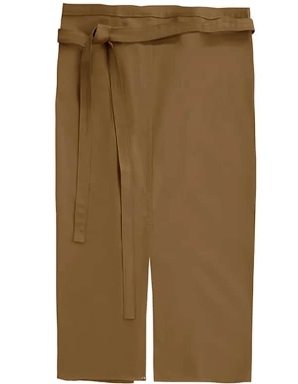 Slit Apron Milano 80 x 100 cm - Caramel