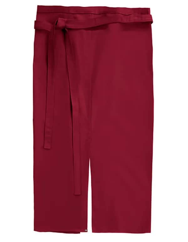 Slit Apron Milano 80 x 100 cm - Cherry