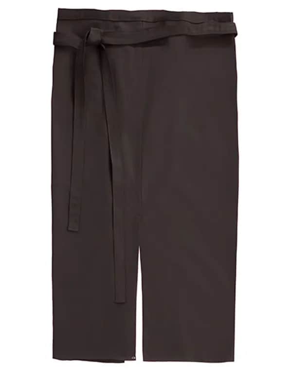 Slit Apron Milano 80 x 100 cm - Chocolate