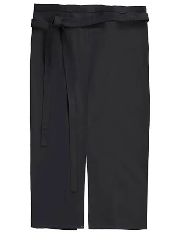 Slit Apron Milano 80 x 100 cm - Raven