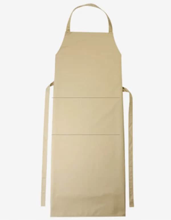 Bib Apron Verona Classic Bag 90 x 75 cm - Khaki