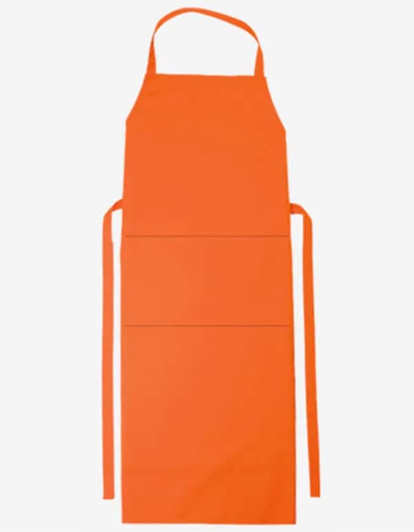 Bib Apron Verona Classic Bag 90 x 75 cm - Pumpkin