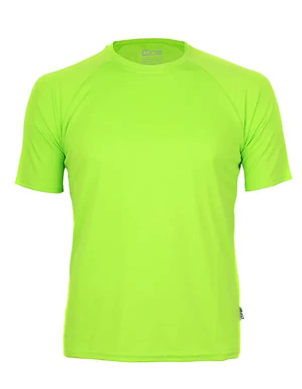 Rainbow Tech Tee - Lime